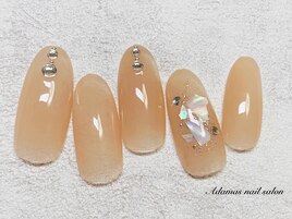 シェルシンプルネイル