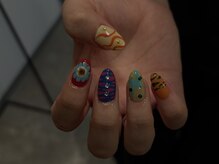 ガレージネイル(GARAGE Nail)/個性派手書きアート