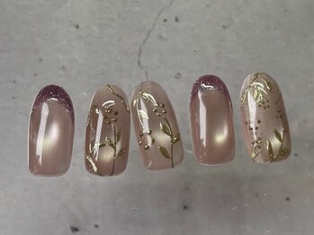 ラニ エカヒ 横浜店(Lani`ekahi)/マグネットネイル×フラワー