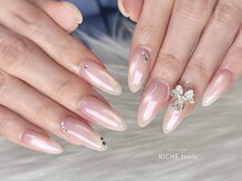 リッシュ トロワ(RICHE trois)/春♪オーロラマグネイル