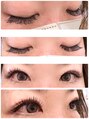サロンドティアラ(salon de tiara)&nbsp;バインドフラットラッシュ目尻に向かってカールを緩くしています