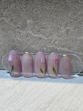 アトリエ ツメ(atelier TsuMe)/【Kato】チューリップ～春ネイル