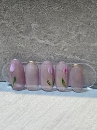 【Kato】チューリップ～春ネイル