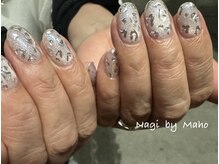 ナギ(Nagi)/マグネット×ヒョウ柄ミラー
