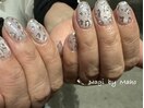 マグネット×ヒョウ柄ミラー