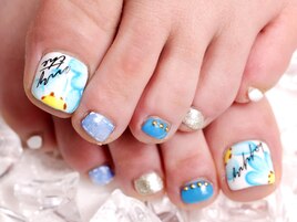 爽やかなブルーで季節感◎