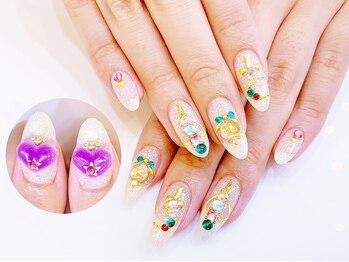 ネイルコレクション ピンク(Nail Collection Pink)/ジェル定額9990/セーラームーン