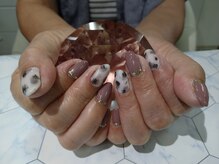 ネイルサロン グレイス(Grace)/【ジェル】ニュアンスアニマル