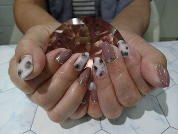 ネイルサロン グレイス(Grace)/【ジェル】ニュアンスアニマル