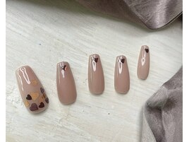 ハートホロネイル