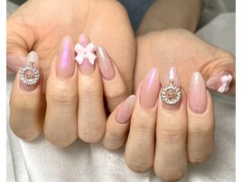 オーロラミラーネイル