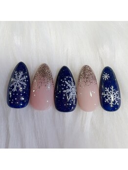 トータルビューティーサロン カラット(total beauty salon KARAT)/ハンド/ジェルネイル/冬ネイル