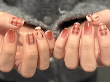 エクレ(ecle)/リボン×チェック 大人デザイン