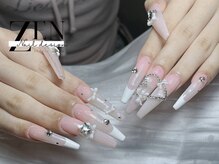 ゼン ネイル デザイン 池袋(ZEN NAIL DESIGN)/長さだしやり放題×つけ放題