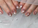 ピンクドットネイル 80711