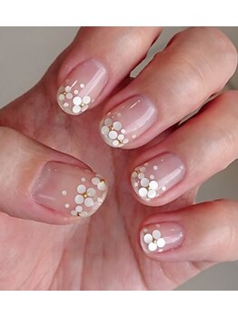 お花ネイル