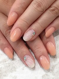 うねうねsummerネイル