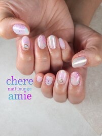 紫陽花ネイル♪