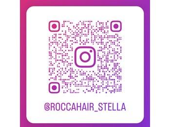 ロッカヘアステラ(ROCCA hair Stella)/StellaのインスタグラムQRコード