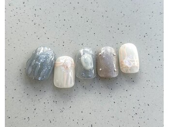 アイネイルズ 池袋店(I-nails)/くすみカラーニュアンス