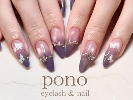 マグネットグラデーションネイル