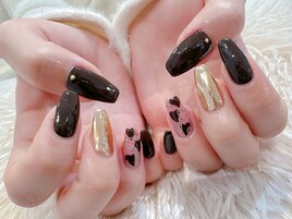 ＃バレンタインネイル