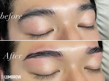 ルムブロウ 刈谷店(LUMBROW)/アイブロウWAX+パーマ