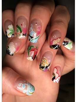 ネイルサロン アイル(nail salon i’ll)/和柄☆