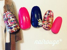 ネイル―ジュ 札幌大通店(nairouge*)/ツィードネイル♪