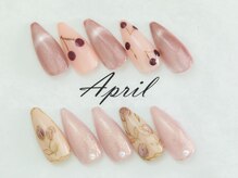 エイプリルプラス(April plus)/チェリーネイル　＆チューリップ