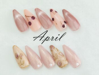 エイプリルプラス(April plus)/チェリーネイル &チューリップ