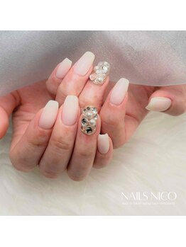 ネイルズニコ(Nails nico)/ビジューネイル