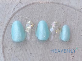 夏 ニュアンスネイル パラジェル