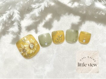 リトルビュー(little view)/フット手描き向日葵¥13980