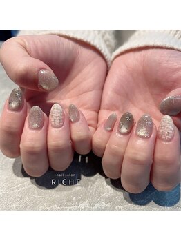 リッシュ(RICHE)/ミラーアート×ツイード