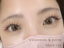 リル(Rire)/LEDエクステ140本×まつげパーマ