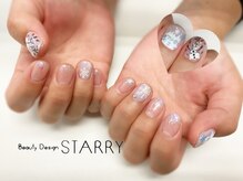 スターリー(STARRY)/アナ雪　手描き　冬　雪　グラデ