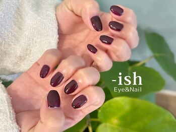 イッシュ(-ish)の写真/【ワンカラーorカラーグラデーション¥4,950】シンプルだからこそ技術が光る♪丁寧な施術でモチをUP！