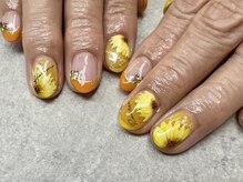ネイルサロンファストネイルプラス 新宿店(FAST NAIL PLUS)/2025夏ネイル【ひまわりネイル】