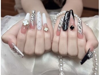 Sara Nail Salon池袋【サラ】長さだし/パラジェル/マグネット/ワンカラー/付け放題/長さだしギャルネイル