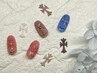 【トレンド】人気のクロスパーツ2個＋ワンカラー※割引クーポン対象外　¥5500