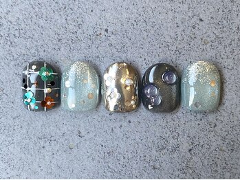 カーティシーネイルズ(curtisii NAILS)/6月★定額9500円コース(オフ別)