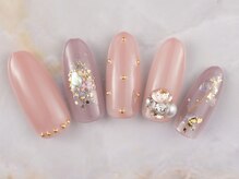 ネイルプラザ 河原町OPA店(NAIL PLAZA)/キュートなブライダルネイル
