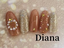 ディアナ ひたちなか高場店(DIANA)/定額ネイル　7,700円　A-107