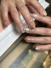 エニー(Any)/ミラーチェックネイル