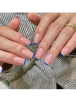 PINK×ＢＬＵＥスキニーフレンチ