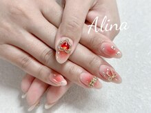 エリナネイルサロン池袋(Alina Nail Salon)/持ち込みデザインパーツデザイン