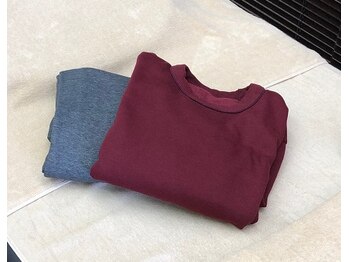 プロのほぐし/お着替えもご用意しています