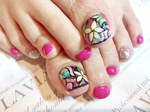 ラヴィアスプラス(LAVIAS+)/【フット】ワンカラ＋アート２本