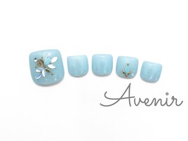 アンティークブローチネイル